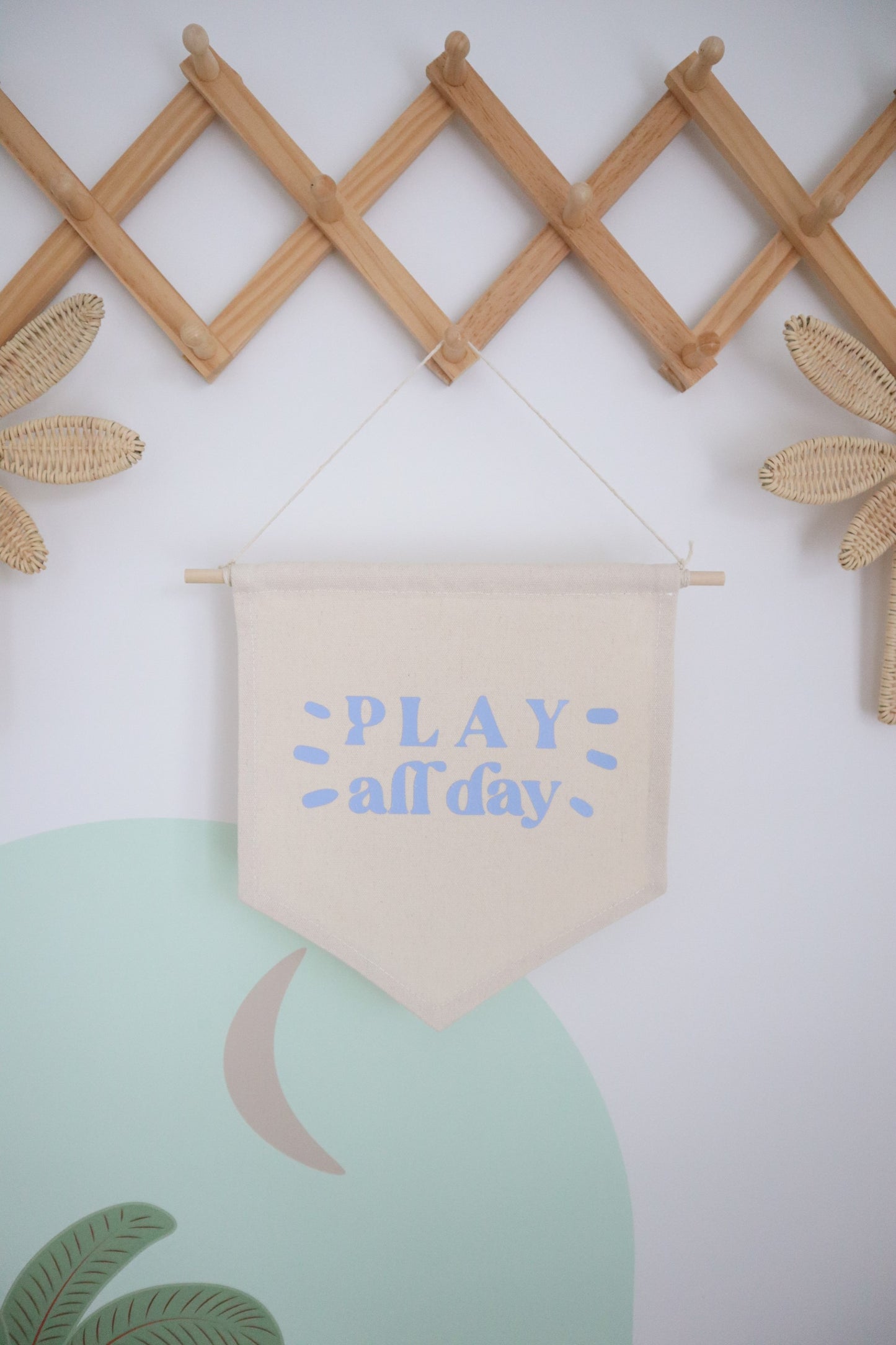 Play all day - Customisable Hanging Sign