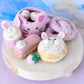 Grazing Box of Easter Felt Play Food (Pink Mug)