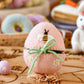 Felt Egg Cover - Peach with Bee Motif