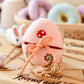 Felt Egg Cover - Peach with Mushroom