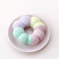 Felt Pastel Glaze Vanilla Pon De Ring Mochi Donut