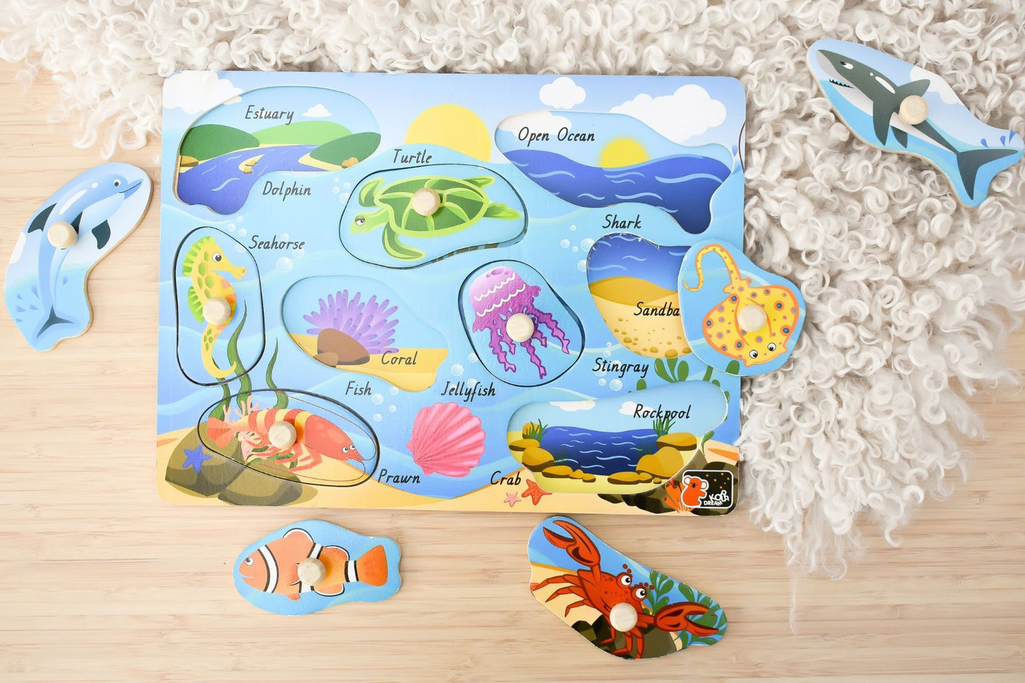 Sea Animal 2 in 1 Puzzle