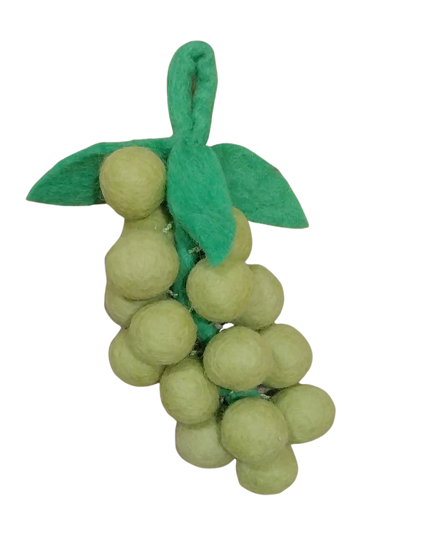 Felt Grapes - Green