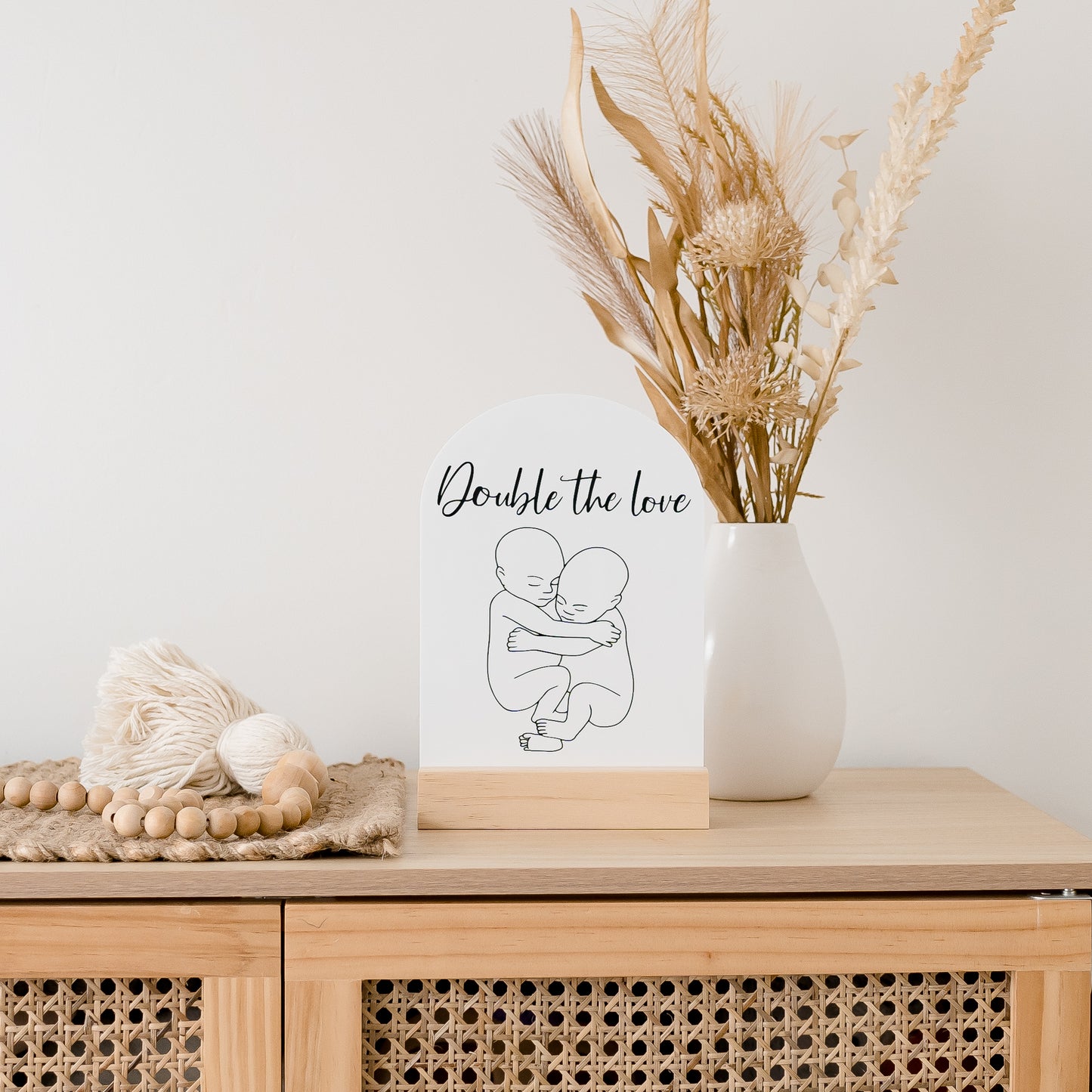 'Double the love' Arch Keepsake