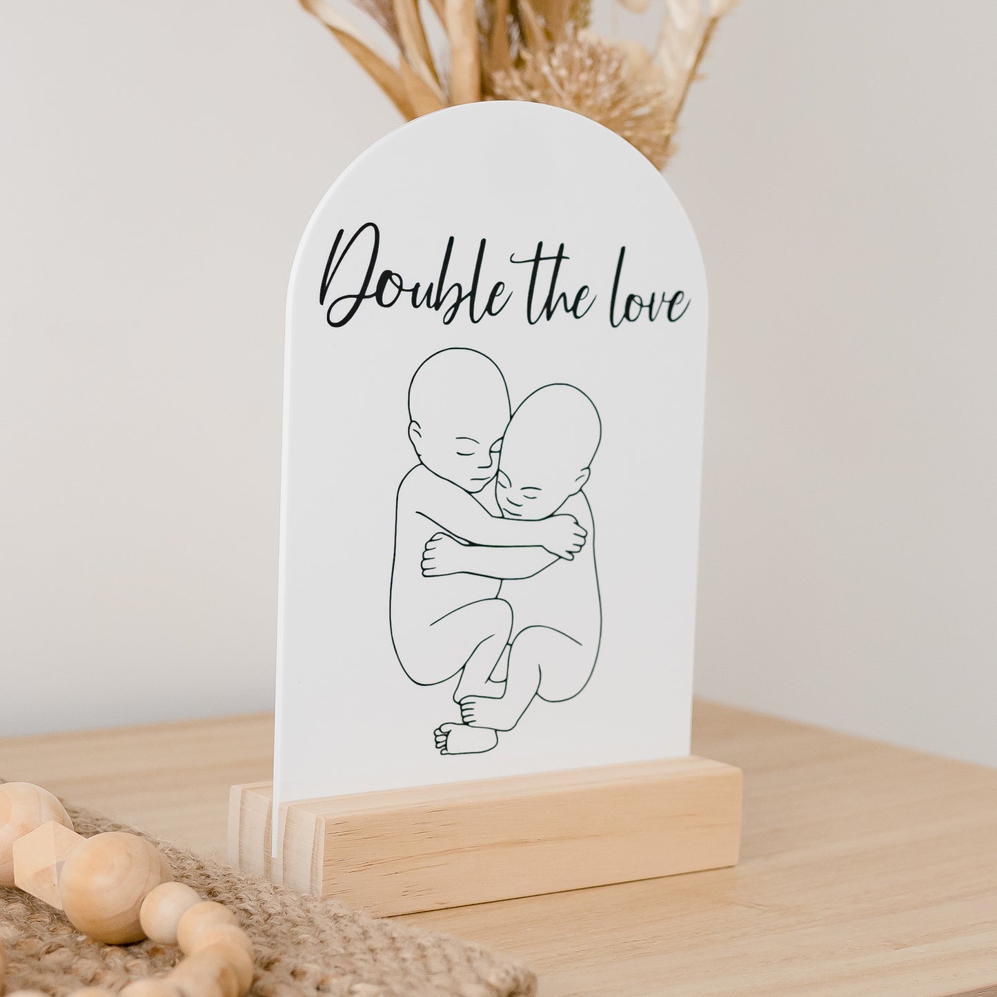 'Double the love' Arch Keepsake