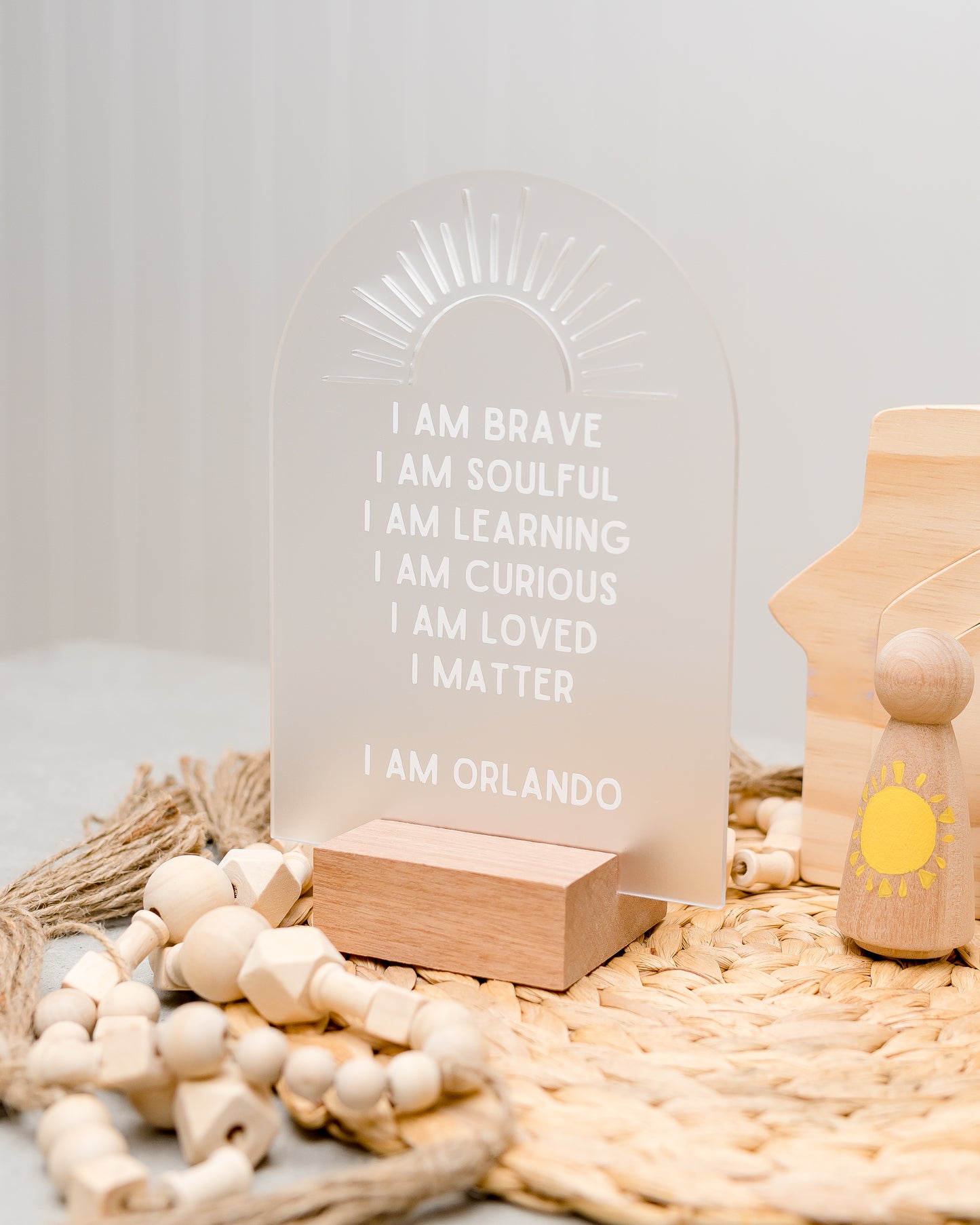 Self Personalised Affirmation Arch
